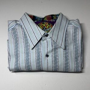 Robert Graham Men's Striped Button-Up Shirt